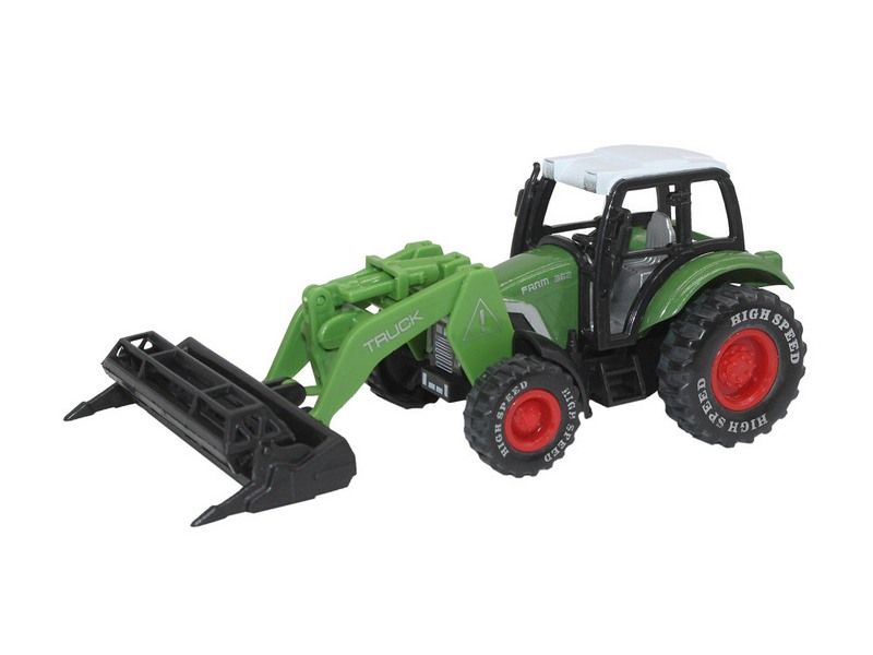 Машина АВТОПАНОРАМА ТРАКТОР ЗЕРНОУБОРОЧНЫЙ, инерция, зеленый, вк 20,57,59 см