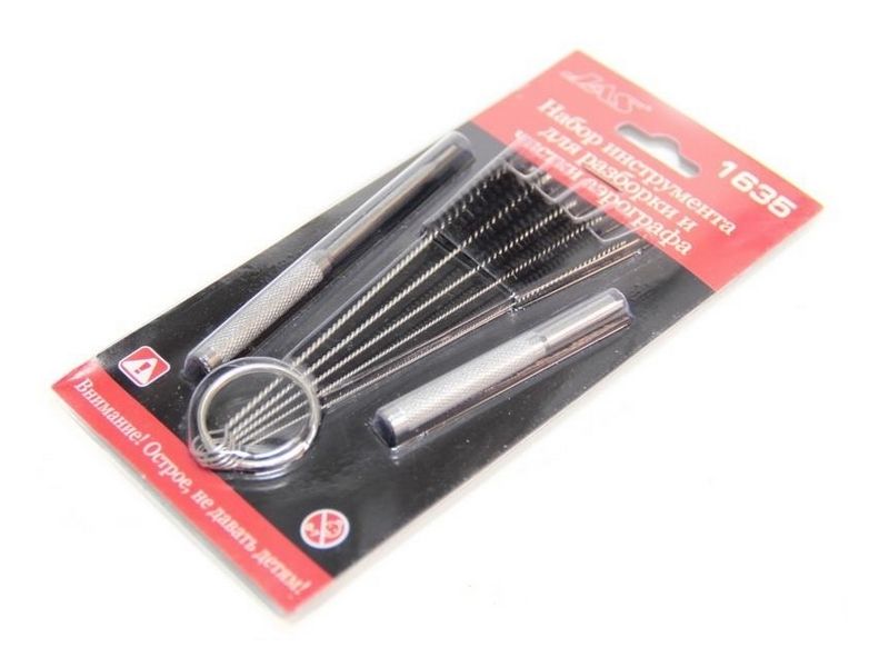 Набор инструмента для разборки и чистки аэрографа, 3 пред JAS1635