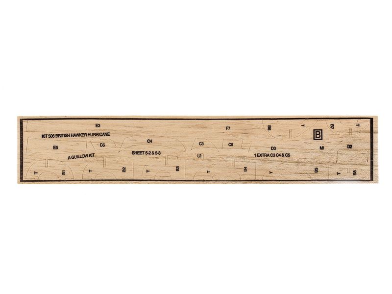 Сборная дермодельСамолет Hawker Hurricane Guillows 130