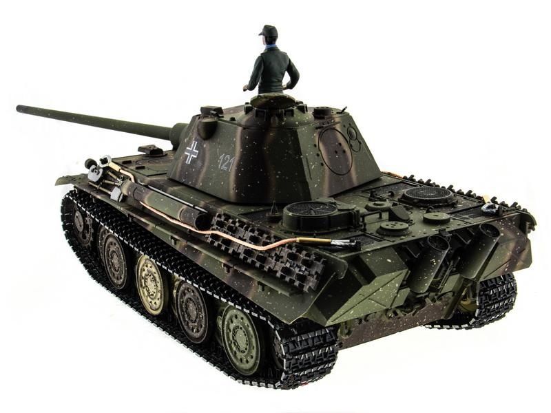 Радиоуправляемый танк Taigen 116 Panther type F с ИК пушкой HC версия, башня на 360, 24G RTR