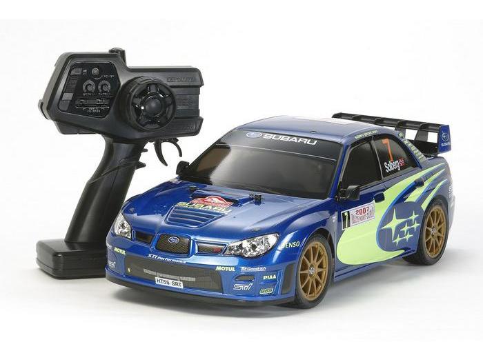 Радиоуправляемая автомодель для туринга Tamiya  XBS Impreza WRC07 Blue 4WD 24GHz 110 RTR