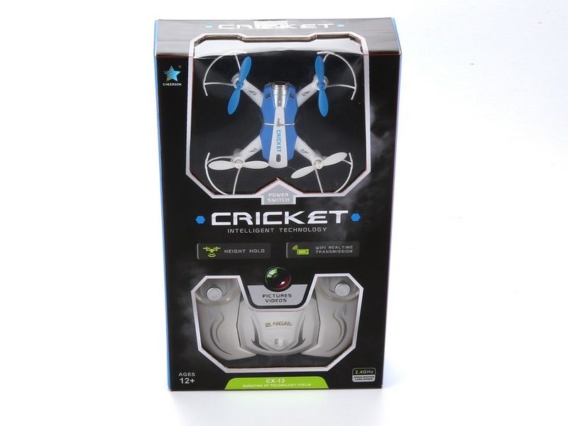 Радиоуправляемый квадрокоптер Cheerson CX17 WiFi RTF 24G синий