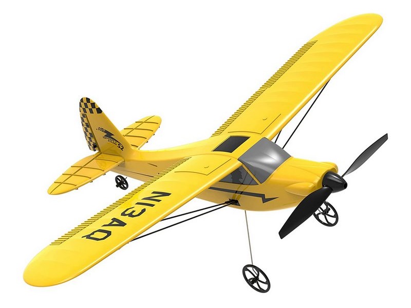 Радиоуправляемый самолет Volantex RC Sport Cub 400мм желтый 24G 3ch LiPo RTF with Gyro