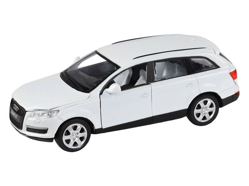 Машина АВТОПАНОРАМА Audi Q7, белый, 132, свет, звук, инерция, вк 17,513,59 см