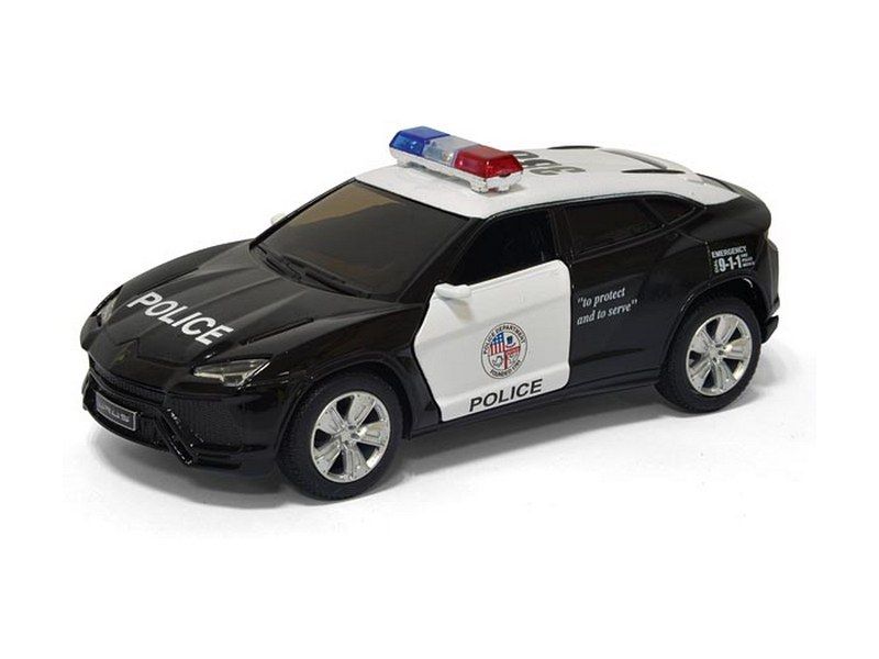 Машина Kinsmart 136 Lamborghini Urus Police инерция 112шт бк