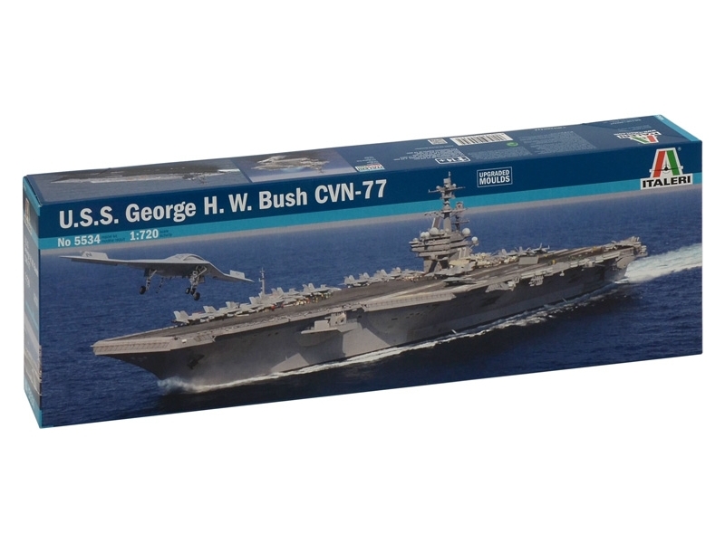 Сборная модель ITALERI 5534ИТ Корабль USS George HW Bush C, 1720