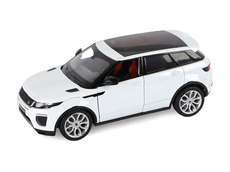 Машина АВТОПАНОРАМА Land Rover Range Rover Evoque HSE 2017, белый, 124, вк 24,512,510,5 см