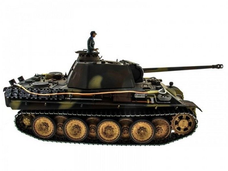 Радиоуправляемый танк Taigen 116 Panther type G Герм HC версия, башня на 360, подш, 24G RTR