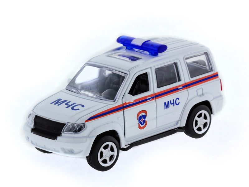 Машина АВТОПАНОРАМА инерц УАЗ Патриот МЧС 150,  вк 1275,5 см