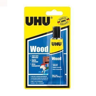 Клей UHU для дерева WOOD 27мл блистер, шт