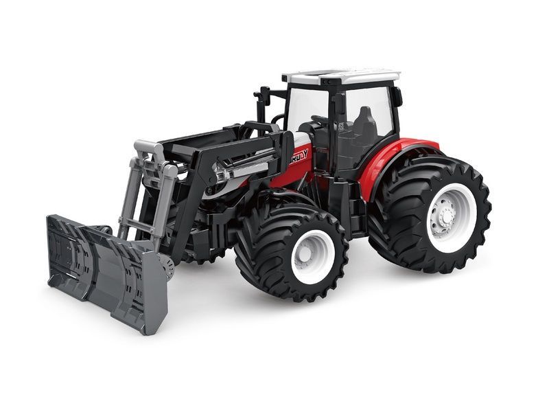 РУ фермерский трактор Korody с отвалом, широкие колеса 124 24G 6CH RTR