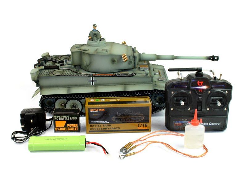 Радиоуправляемый танк Taigen 116 Tiger 1 Германия, ранняя версия для ИК танкового боя 24G
