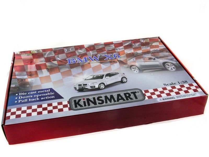 Машина Kinsmart 138 BMW X6 инерция 112шт бк