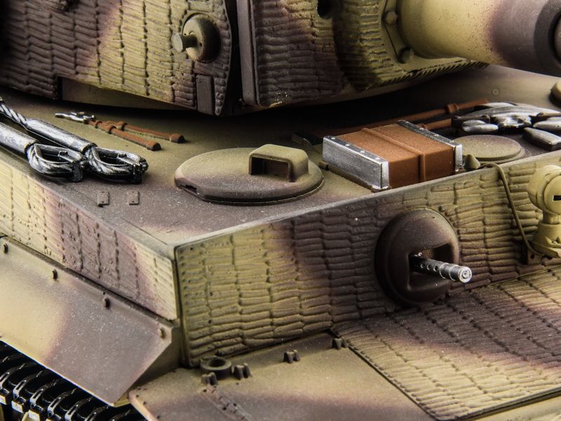 Радиоуправляемый танк Taigen 116 Tiger 1 Германия, поздняя версия HC для ИК танкового боя 24G
