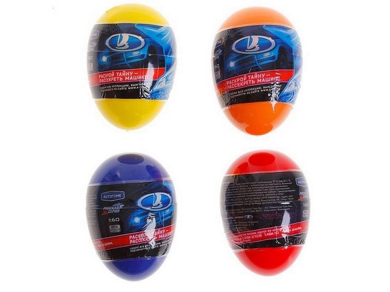 Машина Autotime LADA ассортимент 160 яйцосюрприз