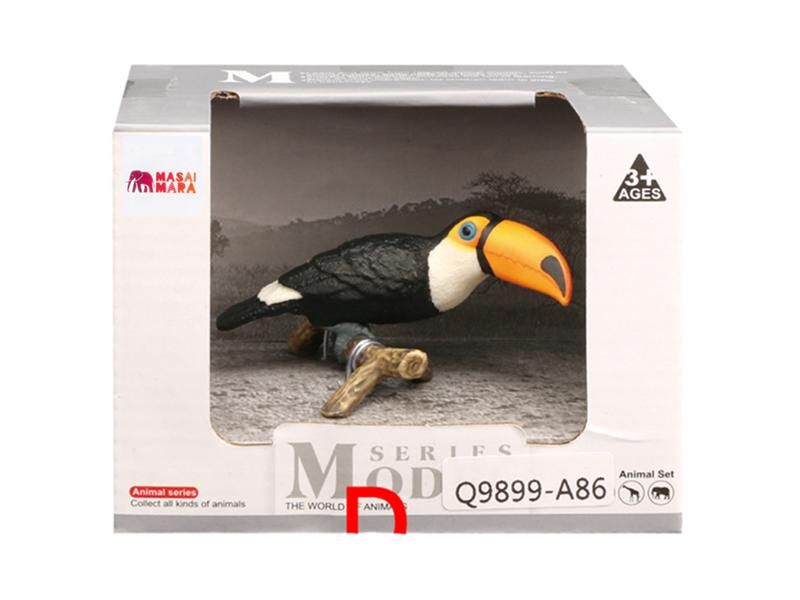 Фигурка игрушка MASAI MARA MM211168 серии Мир диких животных птица Большой тукан
