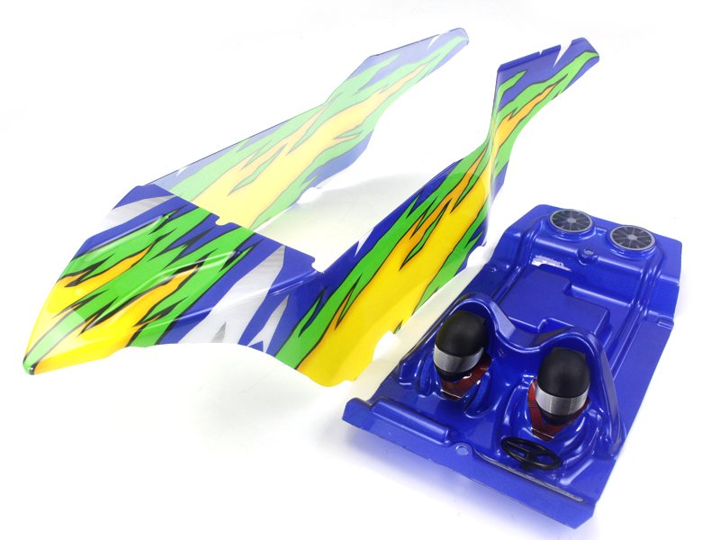 Желтозеленый кузов в сборе для багги Himoto E10DBDBL 110