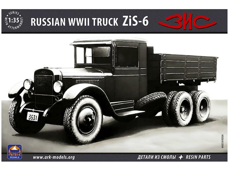 Сборная модель ARK 35036 Грузовой автомобиль РККА ЗИС6, 135