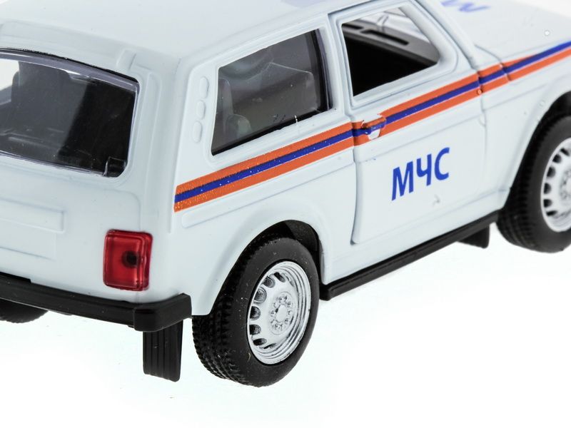 Машина АВТОПАНОРАМА инерц ВАЗ 2121 150, вк 1275,5 см, белая