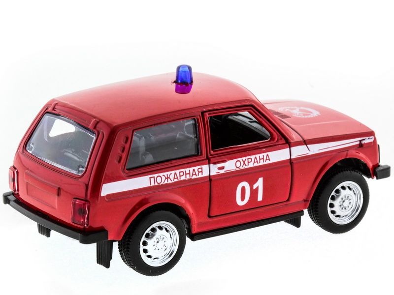 Машина АВТОПАНОРАМА инерц ВАЗ 2121 150, вк 1275,5 см, красная