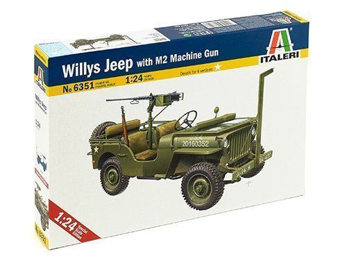 Сборная модель Автомобиль  WILLYS JEEP WITH M2 MACHINE GUN 135
