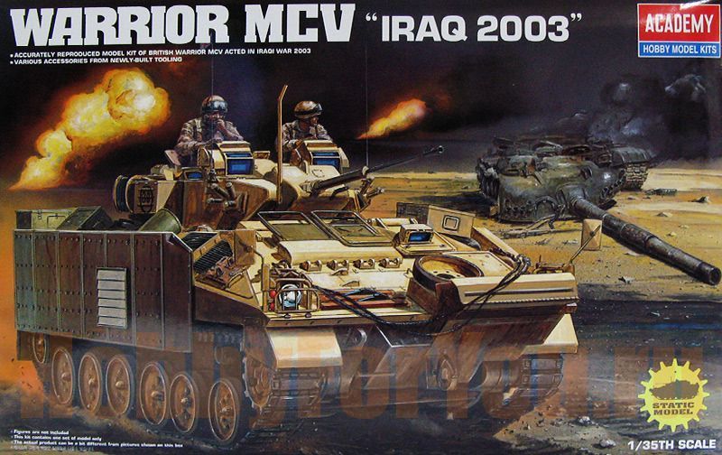 Сборная модель БМП Уорриор Буря в пустыне 135