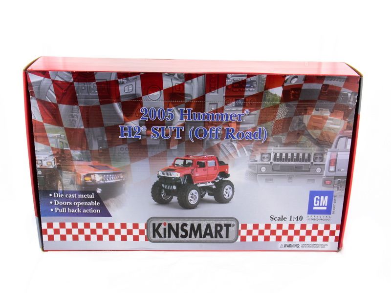 Машина Kinsmart 140 Haммer H2 off road инерция 112шт бк