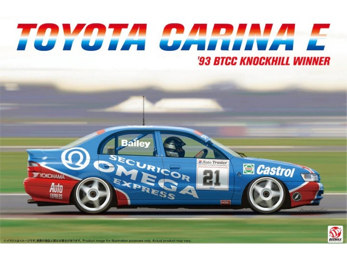 Сборная модель BeeMax Toyota Carina E 93 BTCC Knockhill winner, 124