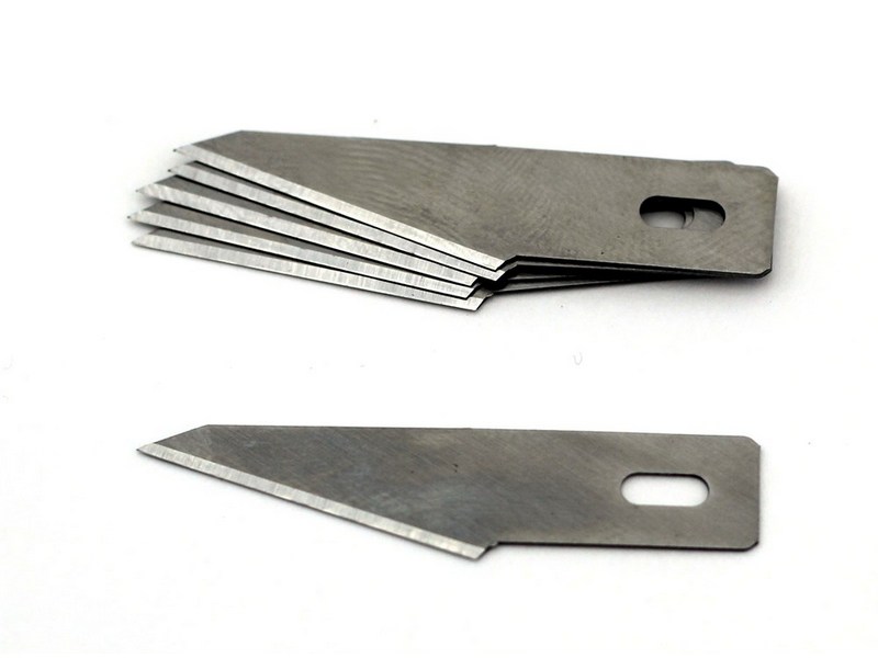 Лезвие для ножей, 0,5 х 9 х 43 мм, 6 штуп