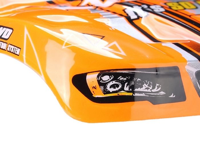 Оранжевый кузов для шорт корса Remo Hobby RH1621