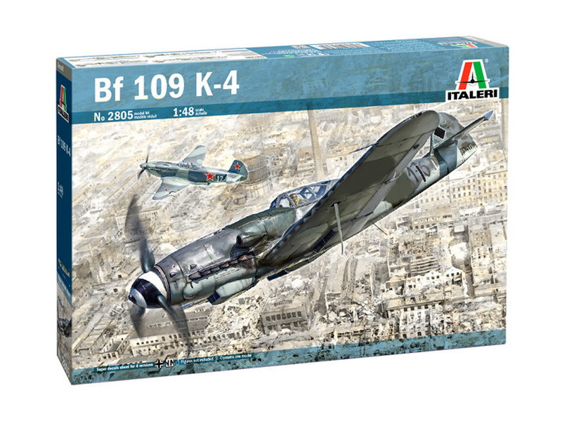 Сборная модель ITALERI 2805ИТ MESSERSCHMITT Bf109 K4, 148