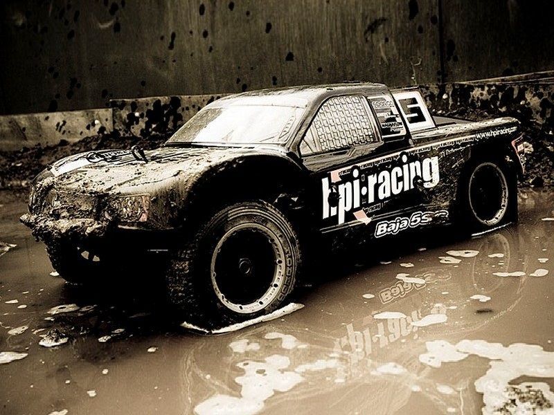 Радиоуправляемый шорткорс HPI ДВС Baja 5SC 2WD 24GHz 15 RTR матовый черный NEW
