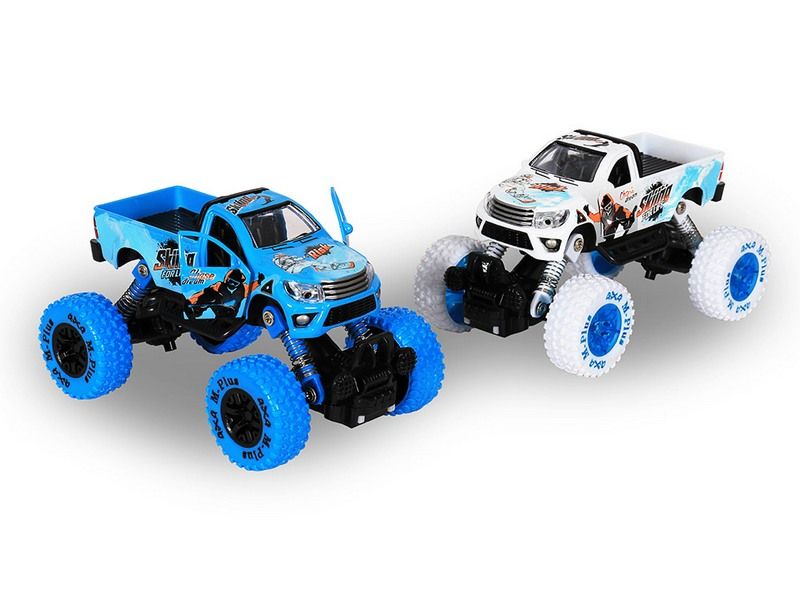 Машина БИГФУТ 4WD Y2133 130 аммортизаторы, инерция, открываются двери 15см 112шт бк