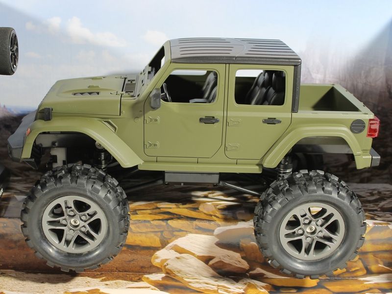 Радиоуправляемый краулер Double Eagle JEEP 114 4WD 24G кузов пикап