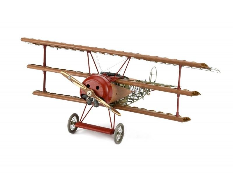 Сборная деревянная модель самолета Artesania Latina FOKKER DRI 1918 RED BARON, 116
