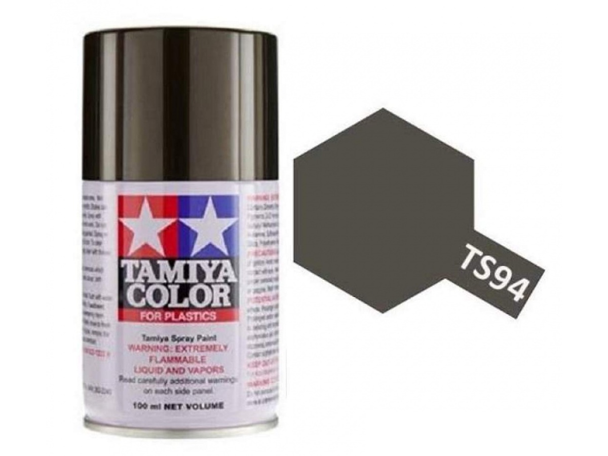 Краска Tamiya TS94 Metallic Gray Серый металлик краскаспрей 100 мл