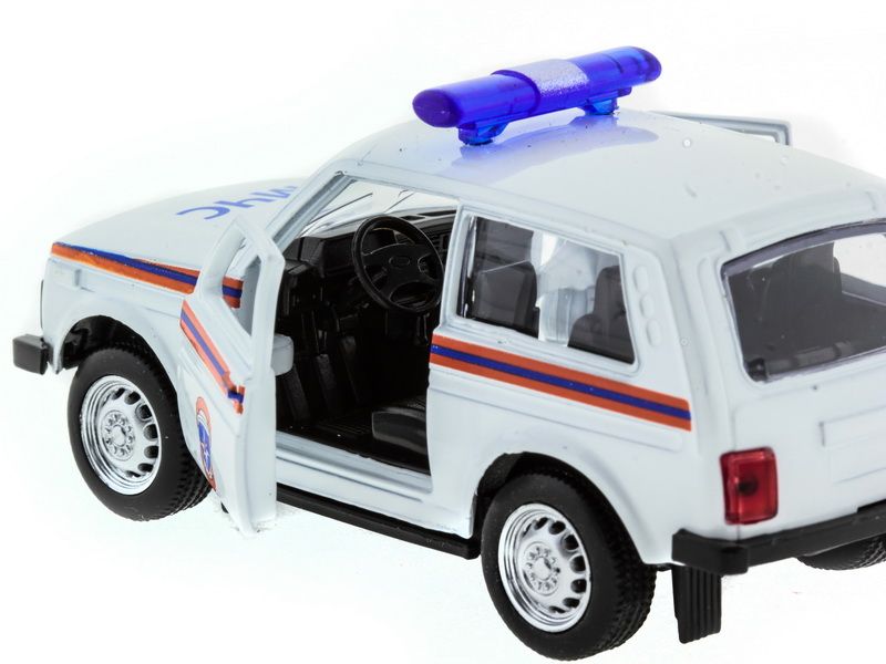 Машина АВТОПАНОРАМА инерц ВАЗ 2121 150, вк 1275,5 см, белая