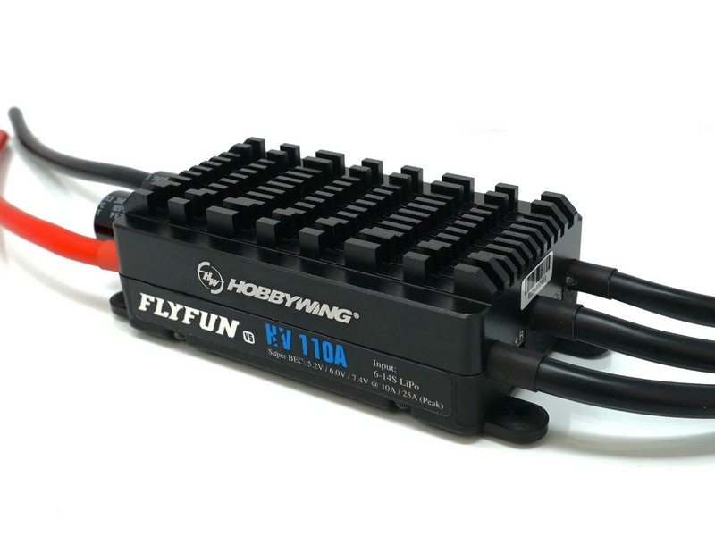 Бесколлекторный регулятор Hobbywing FLYFUN110AHVSBECV5 110A140A, Aircraft