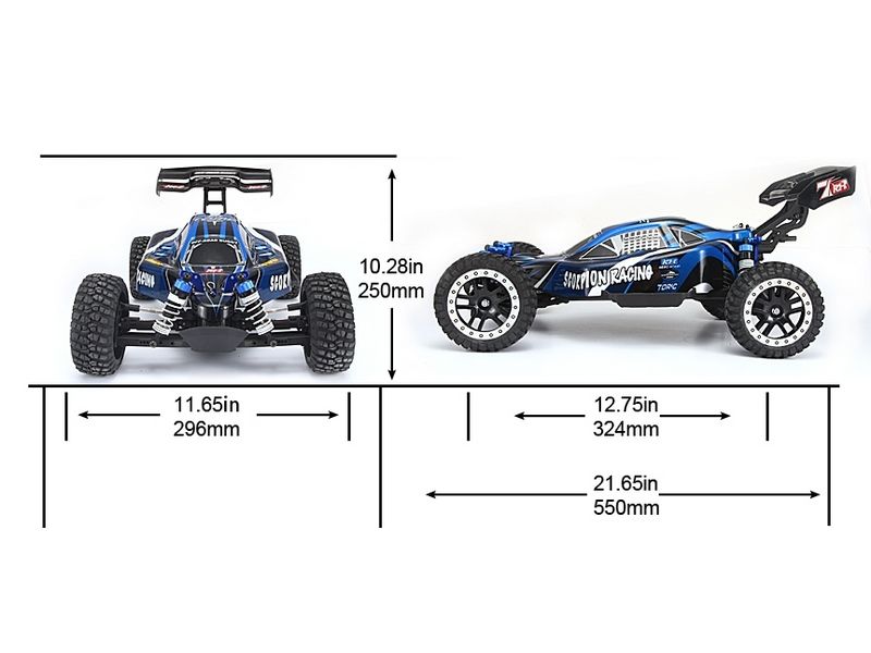 Радиоуправляемый багги Remo Hobby Scorpion синяя 4WD 24G 18 RTR