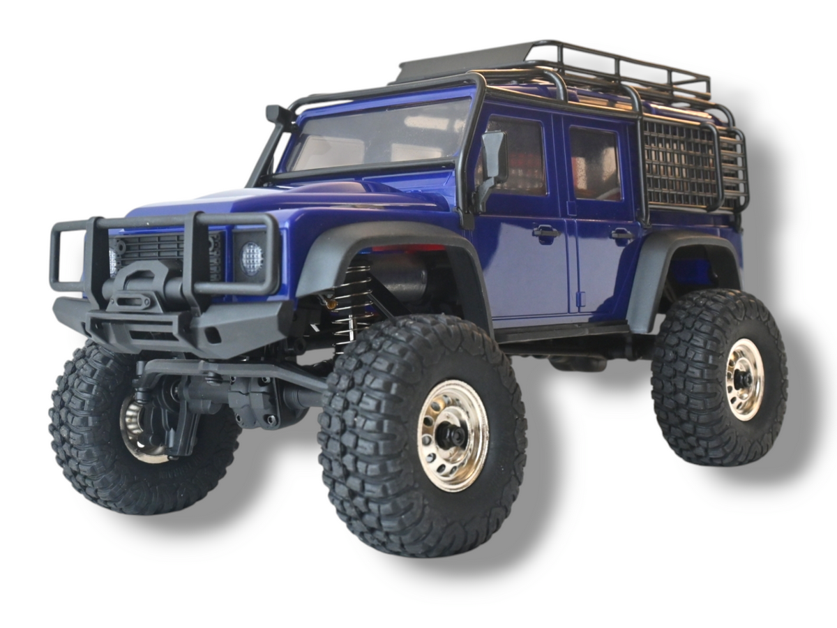 Радиоуправляемый краулер Remo Hobby OFFROAD синий 4WD 24G 118 RTR