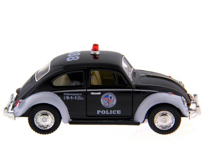 Машина Kinsmart  Volkswagen Classical Beetle Police инерция 112шт 132 бк