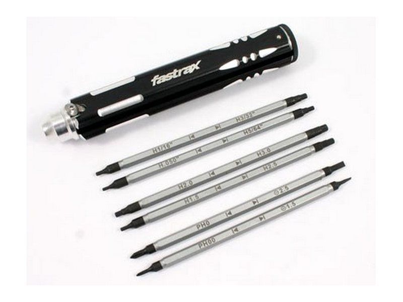 Отвертка со сменными жалами 2xPH 2xSLOT 8xMETRICIMPERIAL HEX 12SIZE