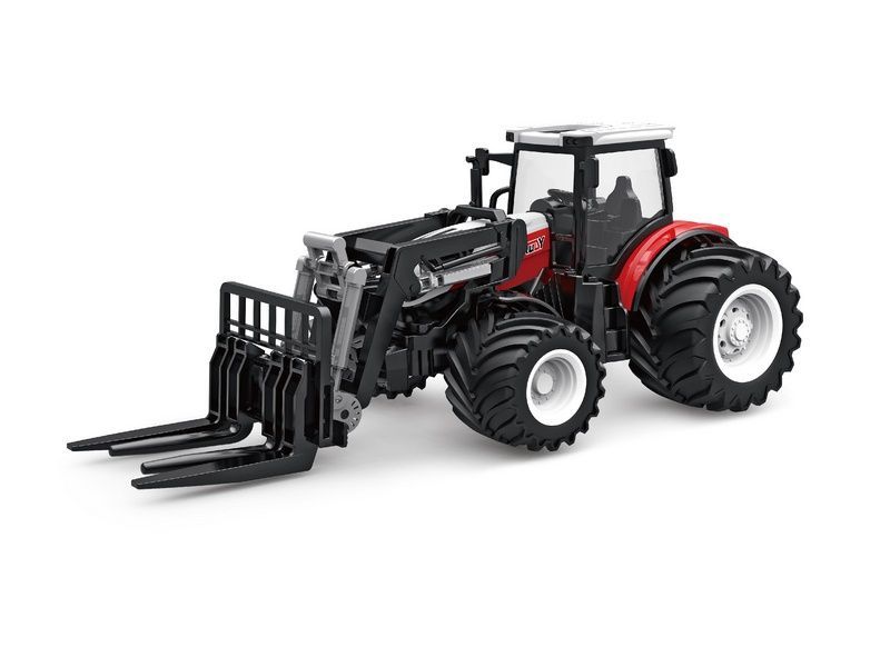 РУ фермерский трактор Korody с вилочным погрузчиком, широкие колеса 124 24G 6CH RTR