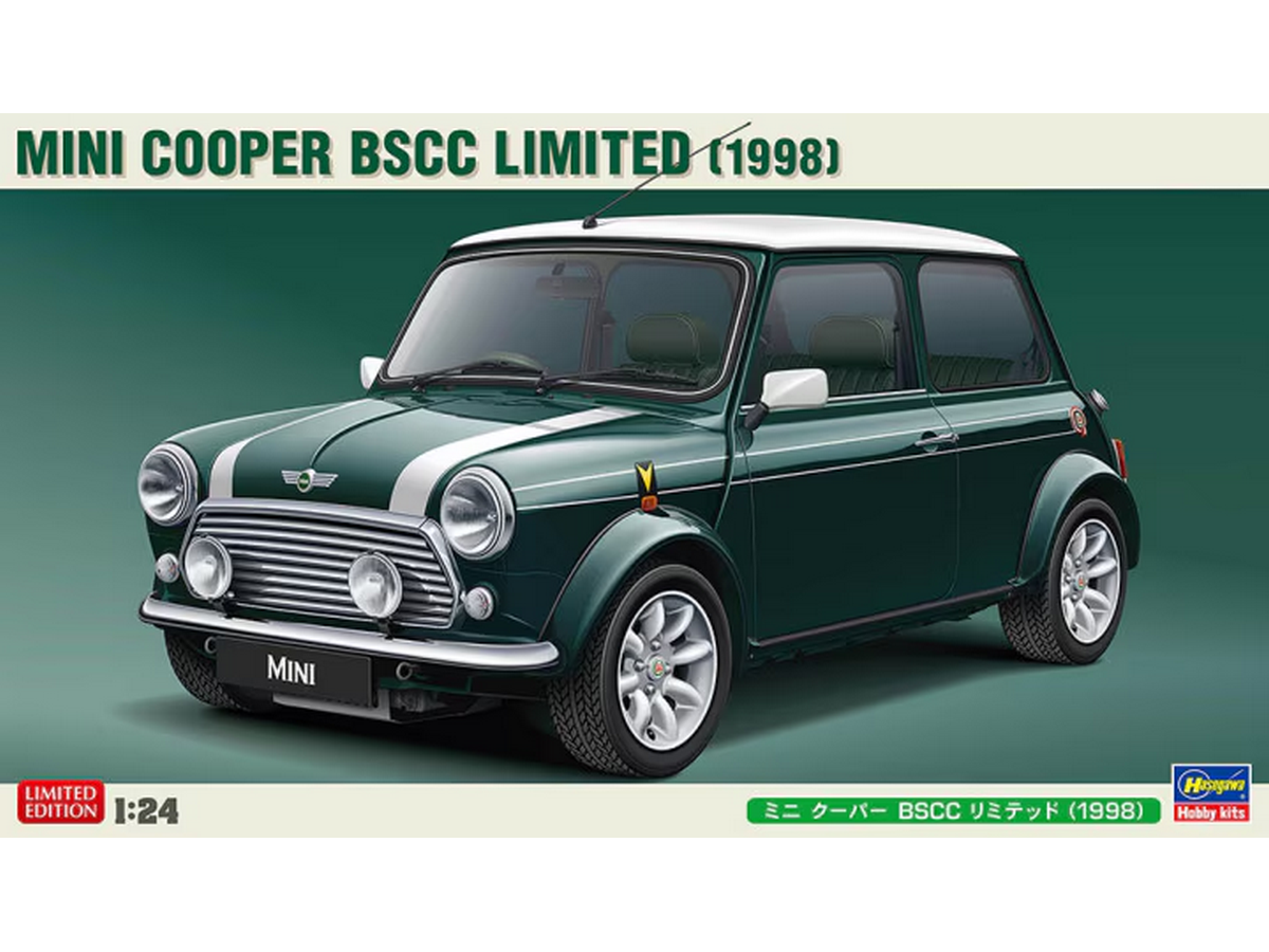 Сборная модель Hasegawa Mini Cooper BSCC Limited 1998, 124