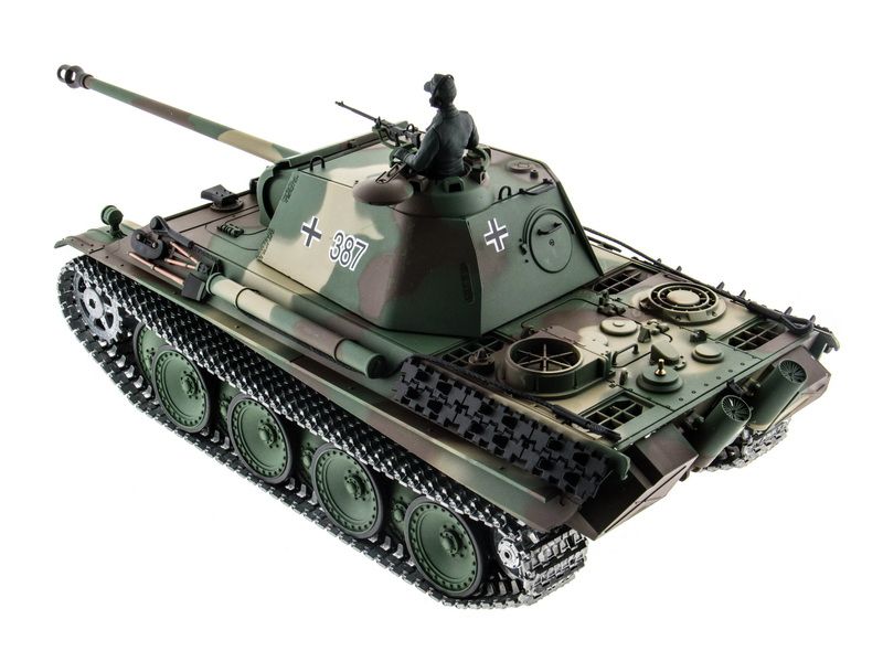 Радиоуправляемый танк Heng Long 116 Panther Пантера type G Германия, 24G RTR PRO