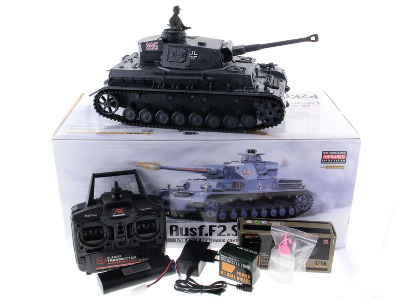 Радиоуправляемый танк Heng Long 116 Panzerkampfwagen IV AusfF2SdKfz Германия 24G RTR