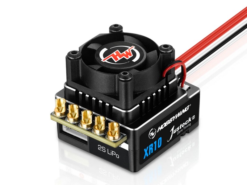 Бесколлекторный регулятор Hobbywing XERUNXR10JustockBlackG3 60A380A, 110, 112