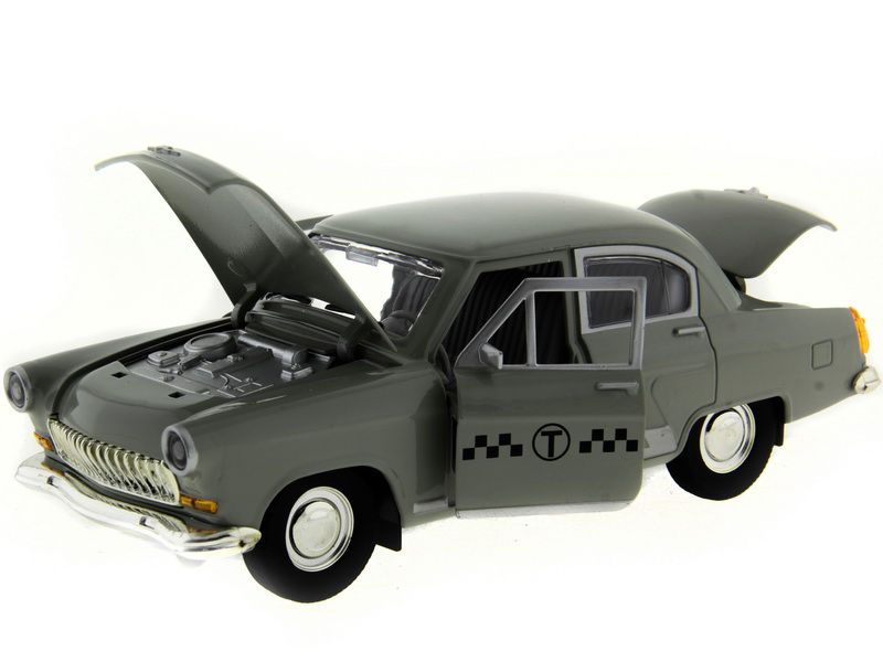 Машина АВТОПАНОРАМА ГАЗ21 Волга 124 вк  261211см, серая