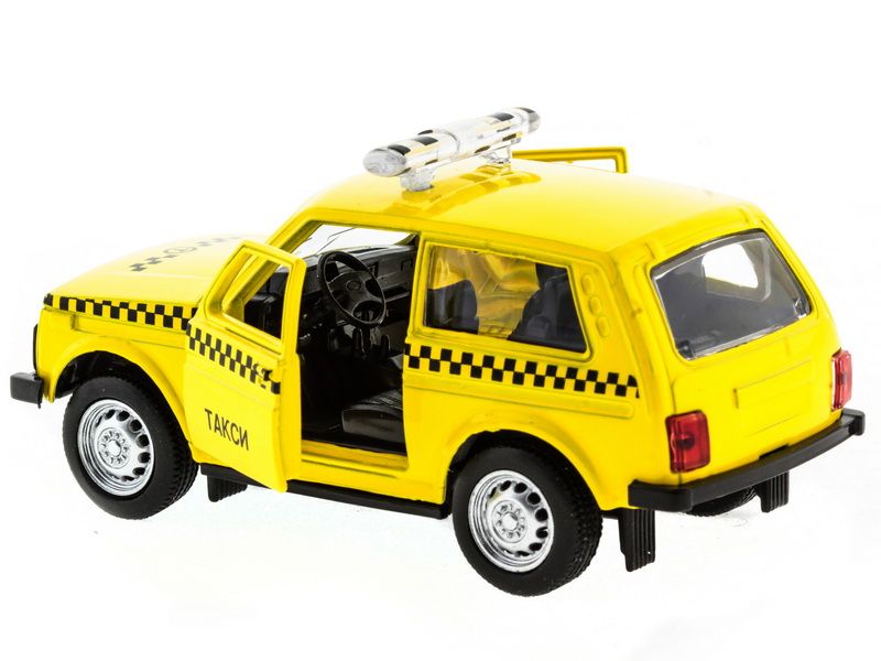 Машина АВТОПАНОРАМА инерц ВАЗ 2121 150, вк 1275,5 см, желтая