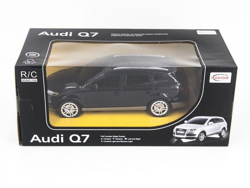 Радиоуправляемая машина Rastar Audi Q7 124, цвет чёрный 27MHZ